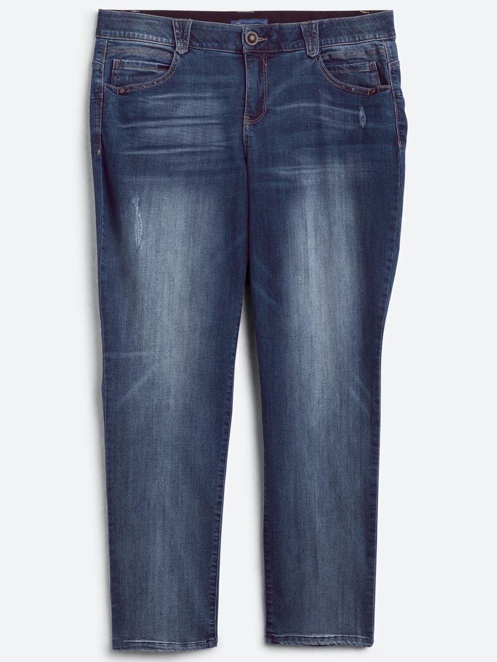 Democracy Women's Medium Dark Blue Straight-Leg Jeans